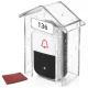 Waterproof Doorbell Protective Cover Ruhhy, transparent