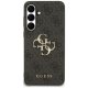 Чехол Guess для Samsung Galaxy S25 FE HC PU Leather 4G Metal Logo черный