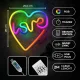 Forever Light FLRN02 RGB LED Neon LOVE W SERCU with Remote