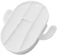 Wall-Mounted Organizer for Toothbrushes and Brushes DA129, White