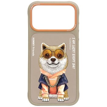 Nimmy Glasses Cool nag Case for iPhone 17 Pro Max, Beige