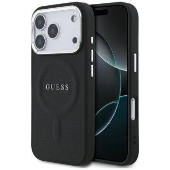 Guess Classic Logo MagSafe Phone Case Cover iPhone 17 Pro - Black