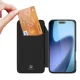 Dux Ducis iPhone 17 Pro Max Wallet Case Skin Pro, Black