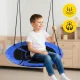 4Fizjo 2202 Kids Garden Swing Bocianie Gniazdo 90 cm, Blue
