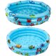 Kruzzel Inflatable Kids Pool, 80x30 cm, Blue/Multicolor