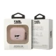 Karl Lagerfeld Silicone Choupette Head 3D Case for AirPods 3, Pink