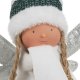 Сидящая новогодняя фигурка феи Ruhhy 22339, 55 см