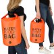 Waterproof Dry Bag Backpack for Hiking Camping Canoeing Traveling 15L, Orange