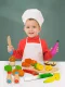 Kids Toy Wooden Magnetic Cutting Vegetables in the Basket