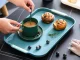 Plastic Kitchen Serving Tray, 36.5x24.5 cm