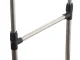 Mobile Clothing Rack with Double Rail and Shelf, 165 cm