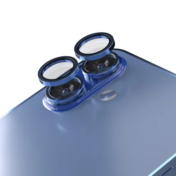 Etteri Camera Lens Protector for iPhone 16 / 16 Plus, Blue