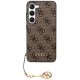 Guess Samsung Galaxy S23 Case 4G Charms Collection, Brown