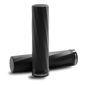 Rockbros 71230002004 Bike Handlebar Grips, Black
