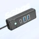 Orico PWC2U-U3 3-Port USB Hub (2x USB-A 3.0, 1x USB-C 3.0), 0.15m, Black
