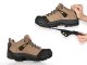 Anti-slip hiking crampons for shoes, 10 spikes, size 37–41, black