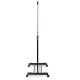 Massido 686000 standing clothes rack, black-silver