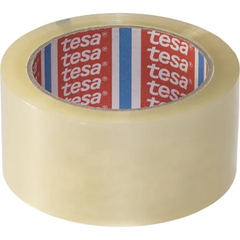 Tesa Packaging Tape 04024, 66 m x 50 mm, Transparent