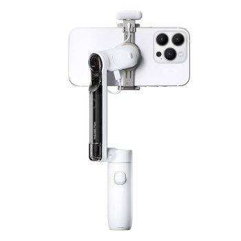 Insta360 Flow Creator Kit Smartphone Gimbal White - AI Tracking & 3-Axis Stabilization
