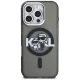 Karl Lagerfeld IML Glitter Karl & Choupette MagSafe Case for iPhone 16 Pro Max - Black
