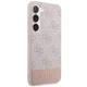 Samsung Galaxy S23 (SM-S911) Guess 4G Stripe Collection Case Cover (GUHCS23SG4GLPI), Pink