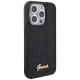Guess iPhone 15 Pro Case Disco Script Metal, Black