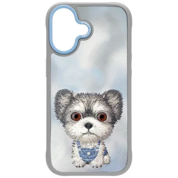 Nimmy iPhone 17 Case Big Eyed Pet 2.0 Dog, Gray