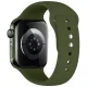 Tech-Protect Silicone Strap for Apple Watch 44 / 45 / 46 / 49 mm - Olive Green