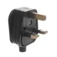 Maclean MCE193 UK Mains Plug, 13A, 230V, Black