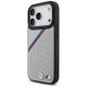 BMW M Tricolor Metal Logo MagSafe Phone Case Cover iPhone 17 Pro - Gray
