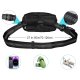 Hands-Free Dog Running Belt with Pouch Wozinsky WPST-01, black