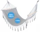 Garden Home Single Hammock with Wooden Rod and Mounting Set, 200x100 cm