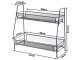 Kitchen Home Bathroom Organizer Container, Various Colors