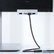 Orico MH4PU Clamp-Mounted USB Hub 4x USB-A 3.0 - Silver