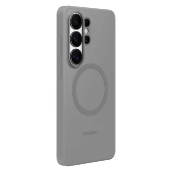 Samsung Silicone Magnet Case for Samsung Galaxy S26 Ultra - Gray
