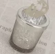 Spinning Carousel Candle Holder with Moon Charms, Silver