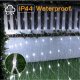 LED Net Lights 9.8ft x 9.8ft (240 LEDs) Indoor Outdoor, Cold White
