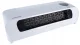 Fan Electric Heater with Remote Control, 1000W/2000W