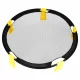 Roundnet Game Set with Round Net and 2 Balls, 90 cm, Black/Yellow