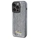Guess iPhone 14 Pro Max Case Sequin Script Metal, Silver
