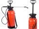 Hand pressure garden sprayer with long lance, 8L, shoulder strap, orange