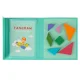 Magnetic book puzzle 3D Tangram blocks
