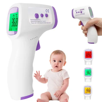 Non-Contact Infrared Thermometer with LCD Display