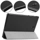 Samsung Galaxy Tab S4 10.5\" (T830/T835) Trifold Stand PU Leather Hard Protective Cover Case, Black