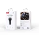 XO BCC17 Bluetooth FM Transmitter & Car Charger 30W, Black