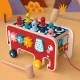 Bakalu KZ0880 Wooden Pounding Toy Elephant Bus
