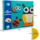Kruzzel 00022426 Wooden Logic Puzzle with Geometric Shapes