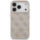 Guess iPhone 17 Pro Case 4G PU Leather Triangle Logo MagSafe, Pink