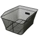 Rallex Metal Rear Bicycle Basket, Black