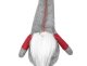 Ruhhy Christmas Gnome, Sitting, 50 cm, Grey/Red